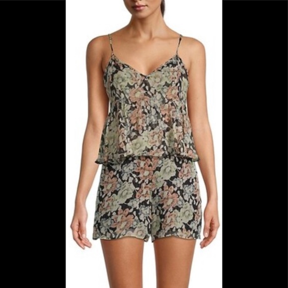 The Kooples NWT Wanted Silk-Blend Romper - Picture 7 of 9